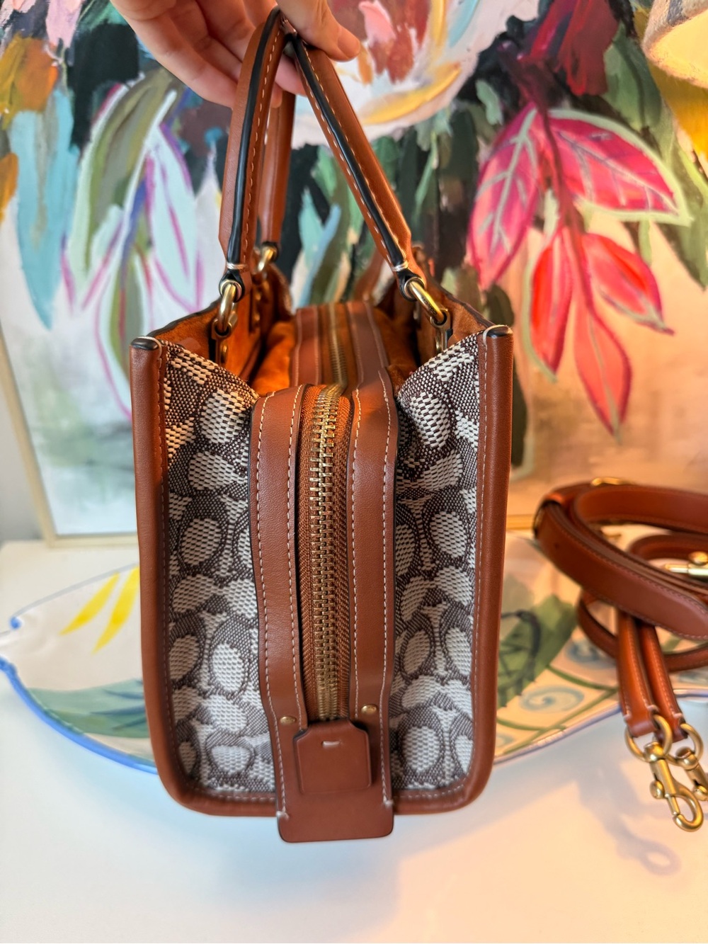 Coach Disney X Coach Rogue 25 In Signature Textile Jacquard With Mickey Mouse - Picture 4 of 16